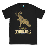 Black Thai Flag Vacation Bangkok Travel Thailand Classic Tee - minhPixels