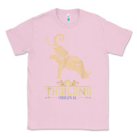 Bubblegum Pink Thai Flag Vacation Bangkok Travel Thailand Classic Tee - minhPixels