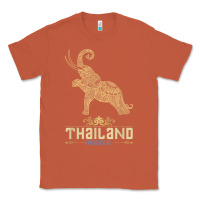 Copper Thai Flag Vacation Bangkok Travel Thailand Classic Tee - minhPixels