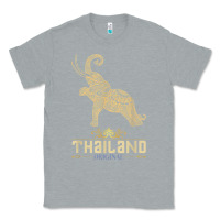 Heather Grey Thai Flag Vacation Bangkok Travel Thailand Classic Tee - minhPixels