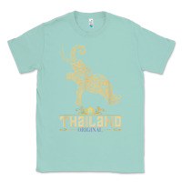 Seafoam Thai Flag Vacation Bangkok Travel Thailand Classic Tee - minhPixels
