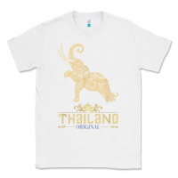 White Thai Flag Vacation Bangkok Travel Thailand Classic Tee - minhPixels