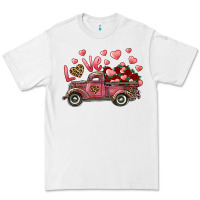 White love truck with roses and leopard Premium Tee - RanaPortraitStore
