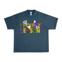 Midnight Navy spooky season Urban Heavy Tee - CowGirlArtShop