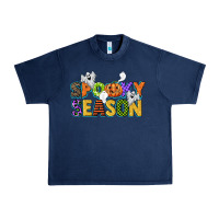 Navy spooky season Urban Heavy Tee - CowGirlArtShop