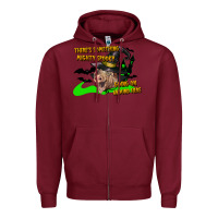 Burgundy there's something mighty going on around here pig Zipper Hoodie - LillyAllenDesigns