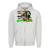 Dove Grey there's something mighty going on around here pig Zipper Hoodie - LillyAllenDesigns