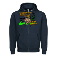 Navy there's something mighty going on around here pig Zipper Hoodie - LillyAllenDesigns