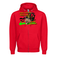 Red there's something mighty going on around here pig Zipper Hoodie - LillyAllenDesigns