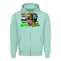 Seafoam there's something mighty going on around here pig Zipper Hoodie - LillyAllenDesigns