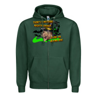 Sports Green there's something mighty going on around here pig Zipper Hoodie - LillyAllenDesigns