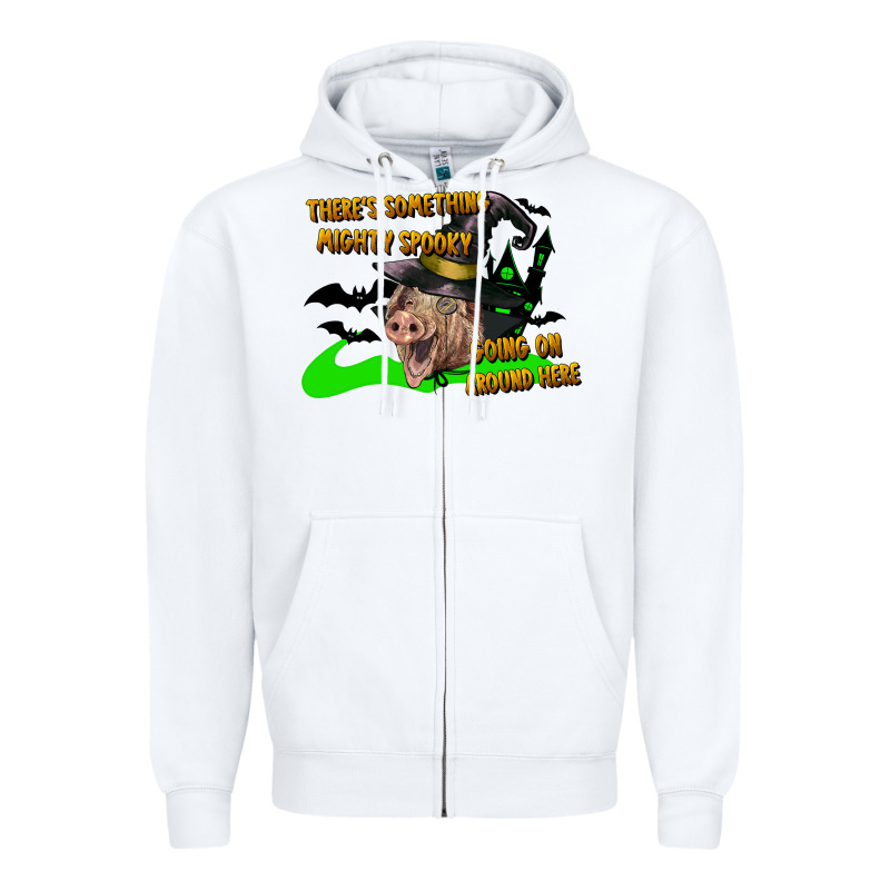 There's Something Mighty Going On Around Here Pig Zipper Hoodie by LillyAllenDesigns | Teevron