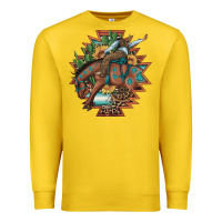 Lemon bucking bronco aztec shape background Premium Sweatshirt - Artiststas