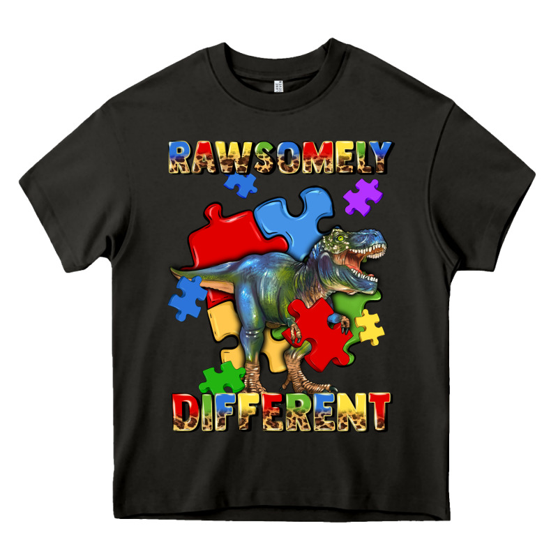 Rawsomely Different Autism T Rex Heavy Core Tee by Artiststas | Teevron