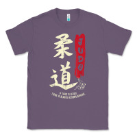 Lavender Judo Cool Japanese Symbol Judoka Martial Arts Lover Gift Classic Tee - minhPixels