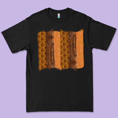 Western Wood Glitter Vintage Pattern Premium Tee Designed By Bettercallsaul