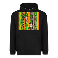 Black st patricks cow and shamrock with cowhide Heavyweight Hoodie - Artiststas
