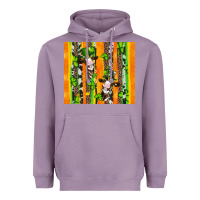 Lavender st patricks cow and shamrock with cowhide Heavyweight Hoodie - Artiststas