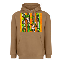 Toasted Coconut st patricks cow and shamrock with cowhide Heavyweight Hoodie - Artiststas