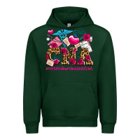 Forest Green valentines day cna certified nursing assistant Urban Hoodie - AdoDesignShop