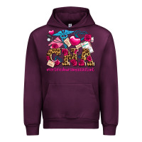 Mauve Wine valentines day cna certified nursing assistant Urban Hoodie - AdoDesignShop