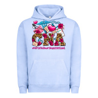Pigment Grape Ice valentines day cna certified nursing assistant Urban Hoodie - AdoDesignShop