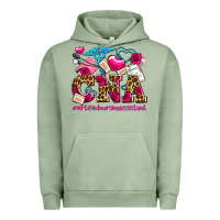 Pigment Oil Green valentines day cna certified nursing assistant Urban Hoodie - AdoDesignShop