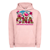 Pigment Salmon valentines day cna certified nursing assistant Urban Hoodie - AdoDesignShop