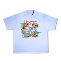 Grape Ice i became a cna because your life is worth my time Urban Heavy Tee - CowGirlArtShop
