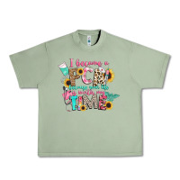 Oil Green i became a cna because your life is worth my time Urban Heavy Tee - CowGirlArtShop