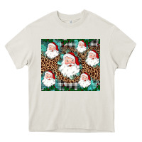 Cream santa Heavy Core Tee - JahusDesignShop
