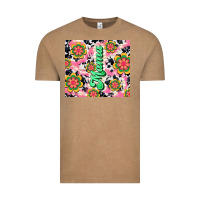 Vintage Coffee mama with hippie daisies Vintage Tee - TumblerDesignByShophia