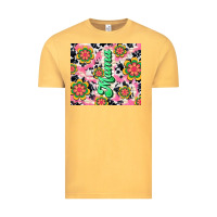 Vintage Mustard mama with hippie daisies Vintage Tee - TumblerDesignByShophia