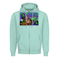 Seafoam Too Cute To Spook Baby Orangutan Zipper Hoodie - LillyAllenDesigns