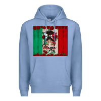 Colony Blue mexican messy bun mamacita Premium Hoodie - BundleAndBundleShop