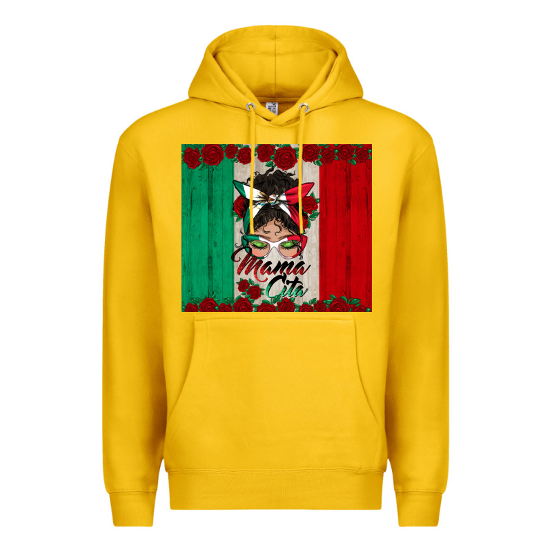 Mexican Messy Bun Mamacita Premium Hoodie by BundleAndBundleShop | Teevron