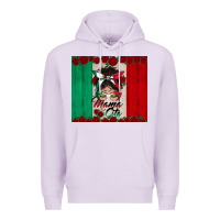 Lilac mexican messy bun mamacita Premium Hoodie - BundleAndBundleShop
