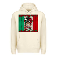 Sandshell mexican messy bun mamacita Premium Hoodie - BundleAndBundleShop