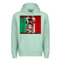 Seafoam mexican messy bun mamacita Premium Hoodie - BundleAndBundleShop