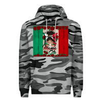 Slate Camo mexican messy bun mamacita Premium Hoodie - BundleAndBundleShop