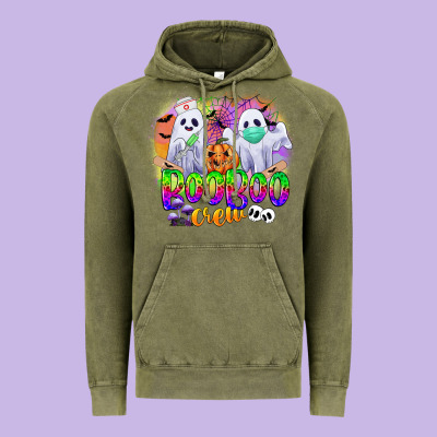 Boo Boo Crew Vintage Hoodie Designed By Cowgirlartshop