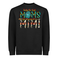 Black Only The Best Moms Get Promoted To Mimi Heavyweight Sweatshirt - CowhideDigitalArt