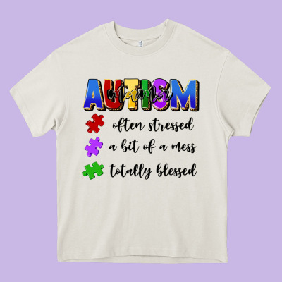 I'm A Hot Mess Always Stressed And Proudly Autism Heavy Core Tee Designed By Artiststas