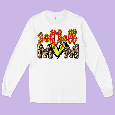Softball Mom Mother's Day Long Sleeve Tee Designed By Howdyjamesfarm