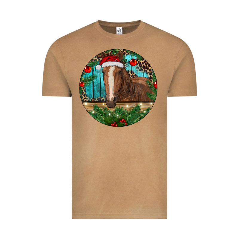 Brown Horse Christmas Vintage Tee by RanaPortraitStore | Teevron