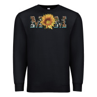 Black sunflower mom mothers day Premium Sweatshirt - Artiststas