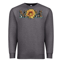 Charcoal Heather sunflower mom mothers day Premium Sweatshirt - Artiststas