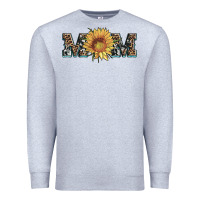 Heather Grey sunflower mom mothers day Premium Sweatshirt - Artiststas