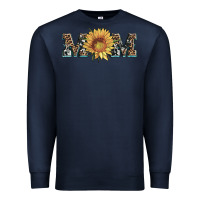 Navy sunflower mom mothers day Premium Sweatshirt - Artiststas