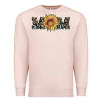Pale Pink sunflower mom mothers day Premium Sweatshirt - Artiststas